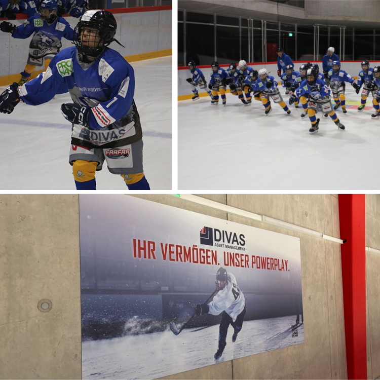 Empowering Future Champions - DIVAS Sponsors HC Wolves Junior Ice Hockey Team